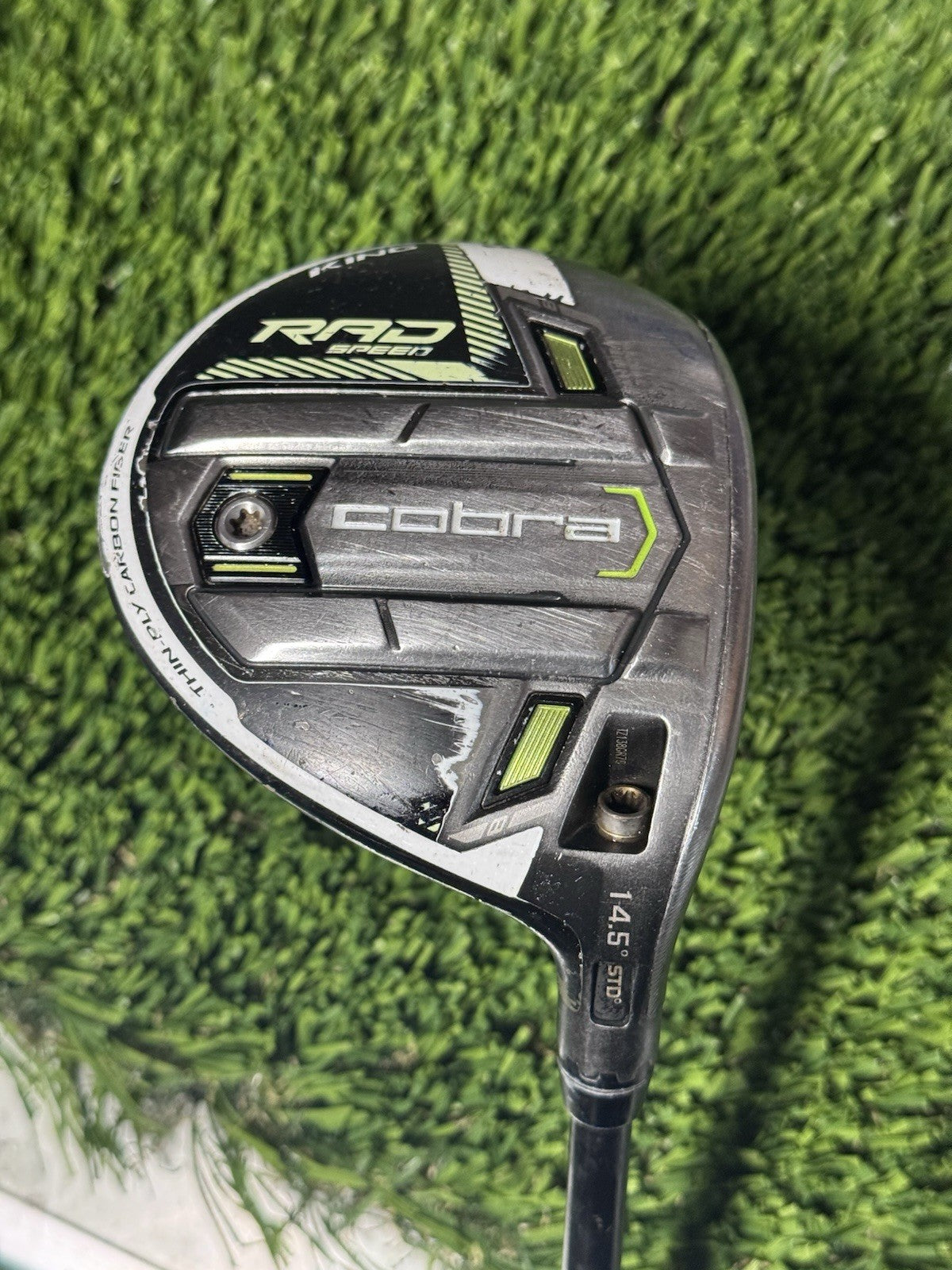 Cobra King RadSpeed Fairway 3W Wood 14.5 Fujikura Motore X Graphite Stiff Flex