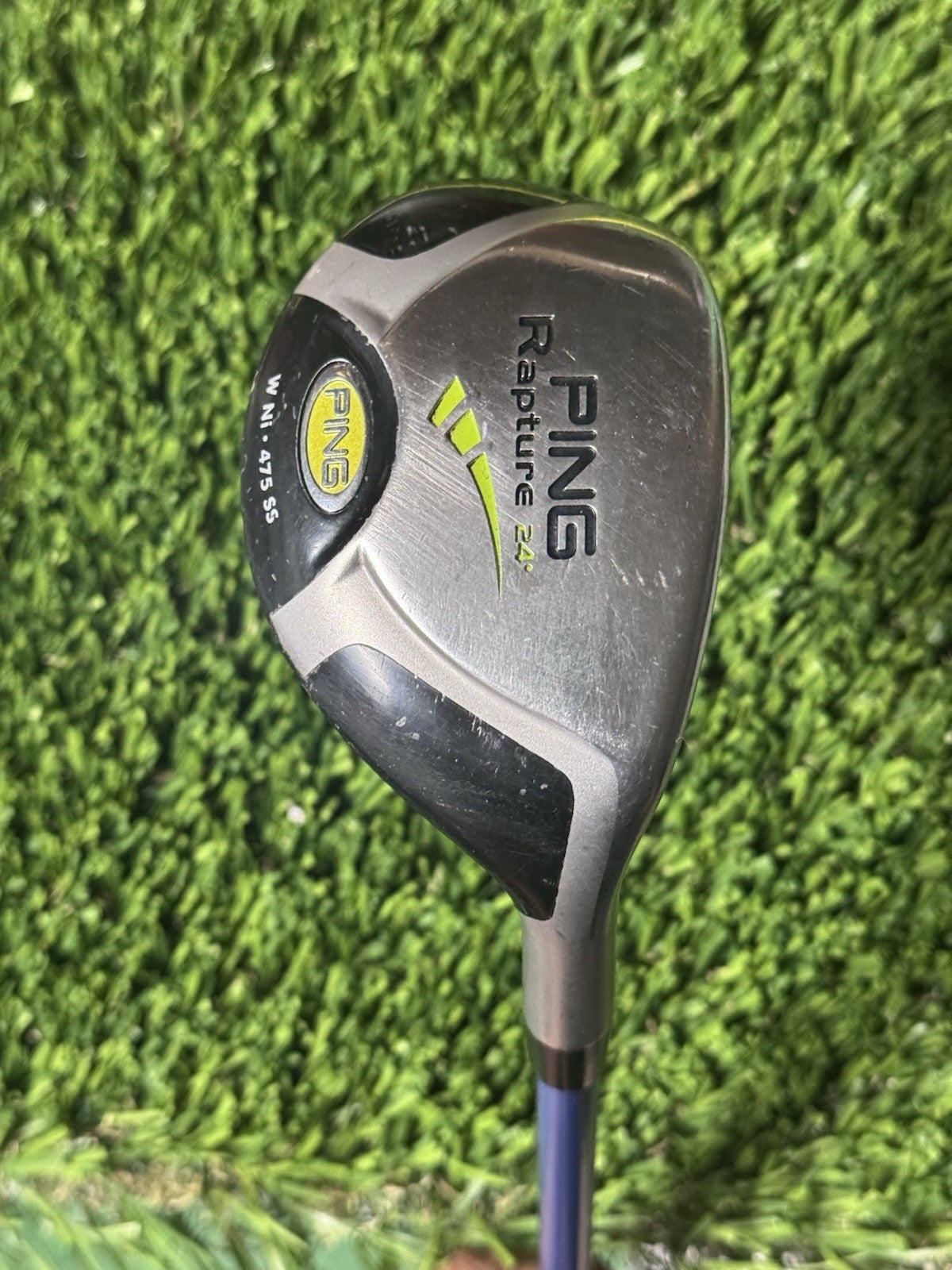 Right Handed PING Rapture 4 Hybrid 24 Deg Graphite ULT 50g Ladies Flex 38.5”