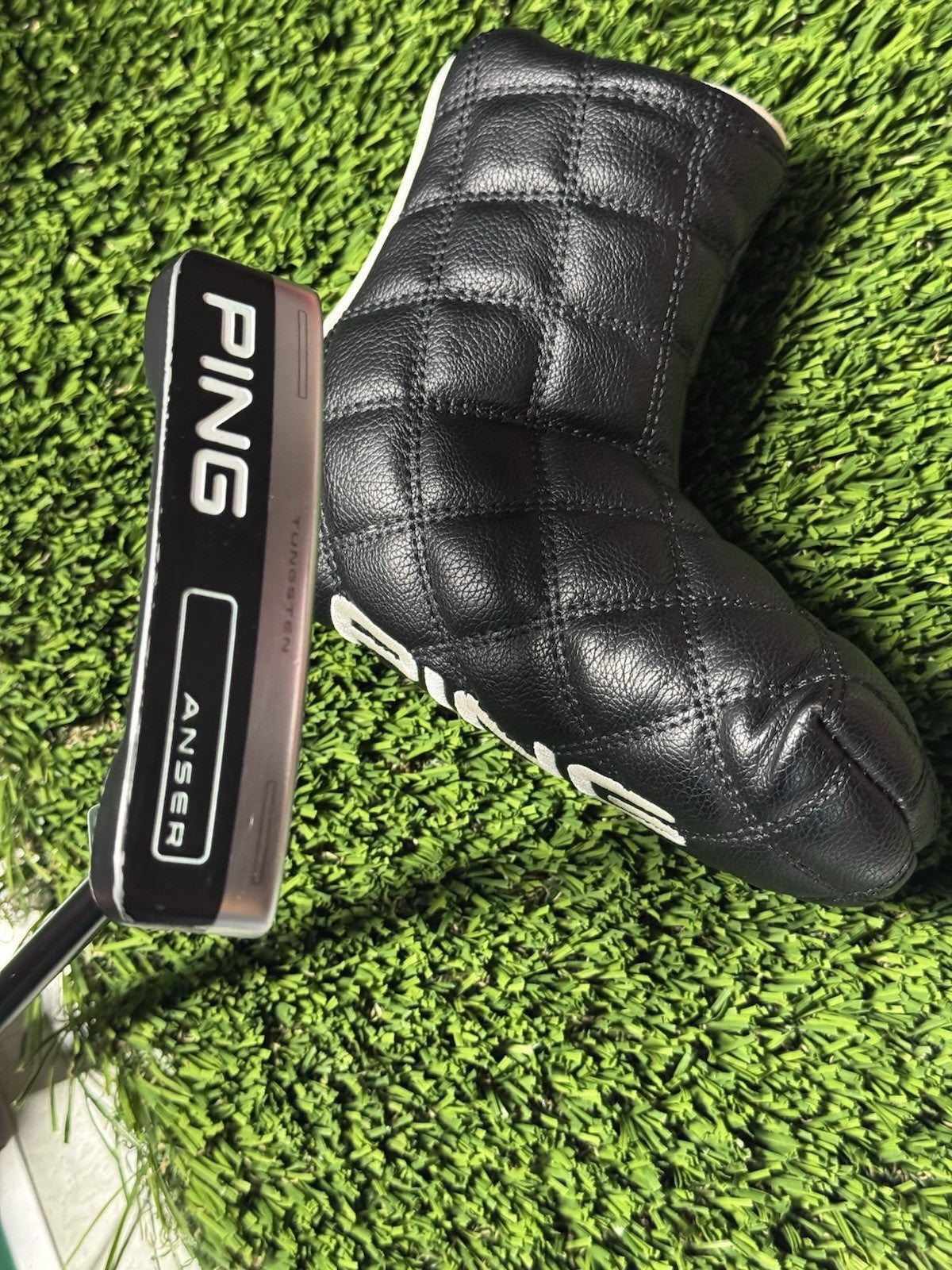 Ping 2023 Anser Tungsten Putter Black Dot  Right Handed With Head Cover