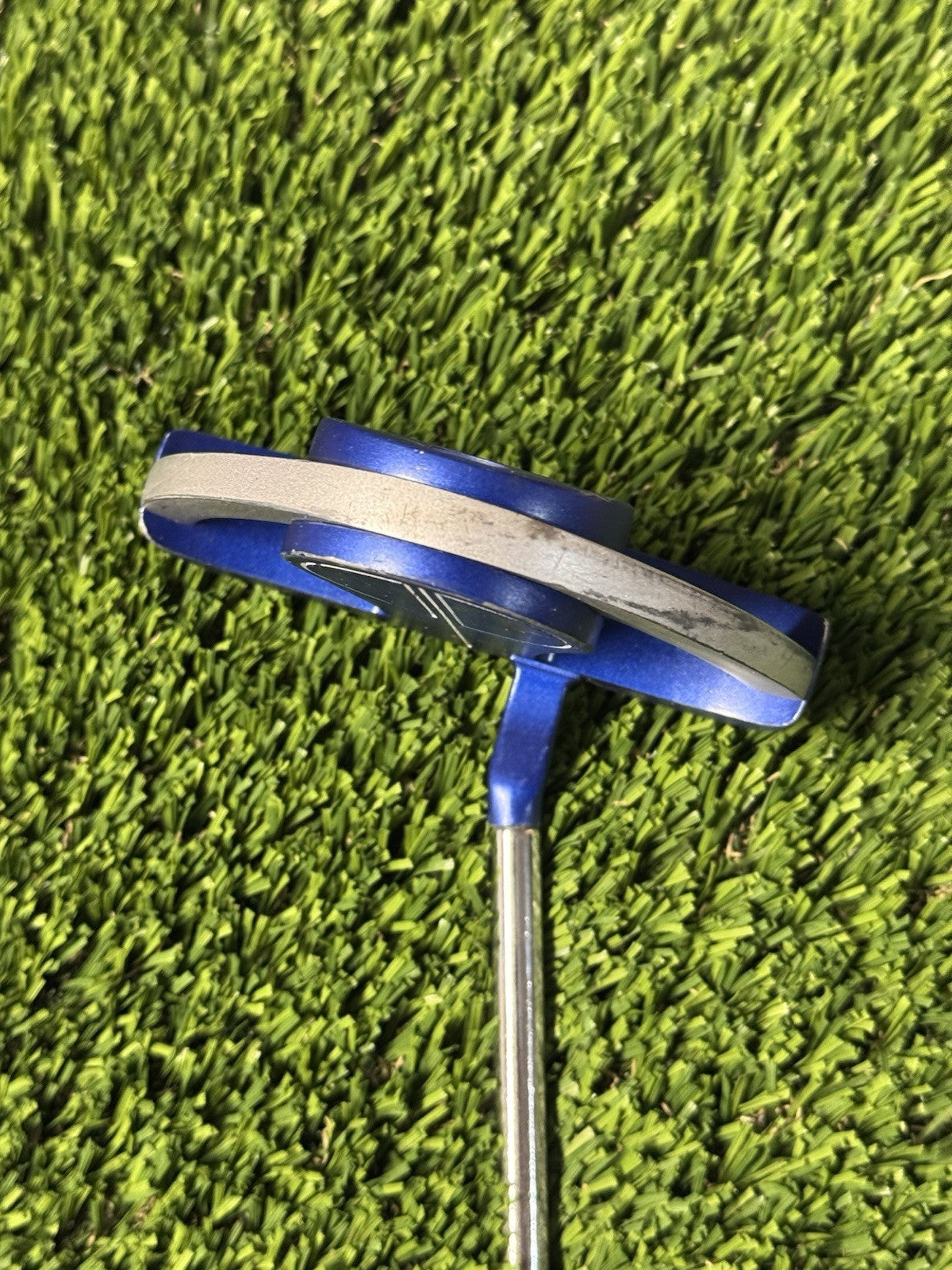 Right Handed XPC Blue Sapphire CR5 Milled Insert Mallet Putter Steel Shaft 37.5”