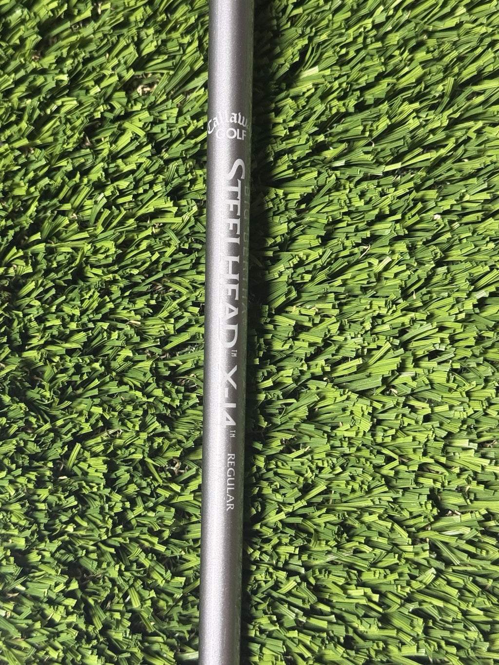 Callaway Steelhead Big Bertha X-14 9 Iron Regular Flex Graphite Shaft 36” RH