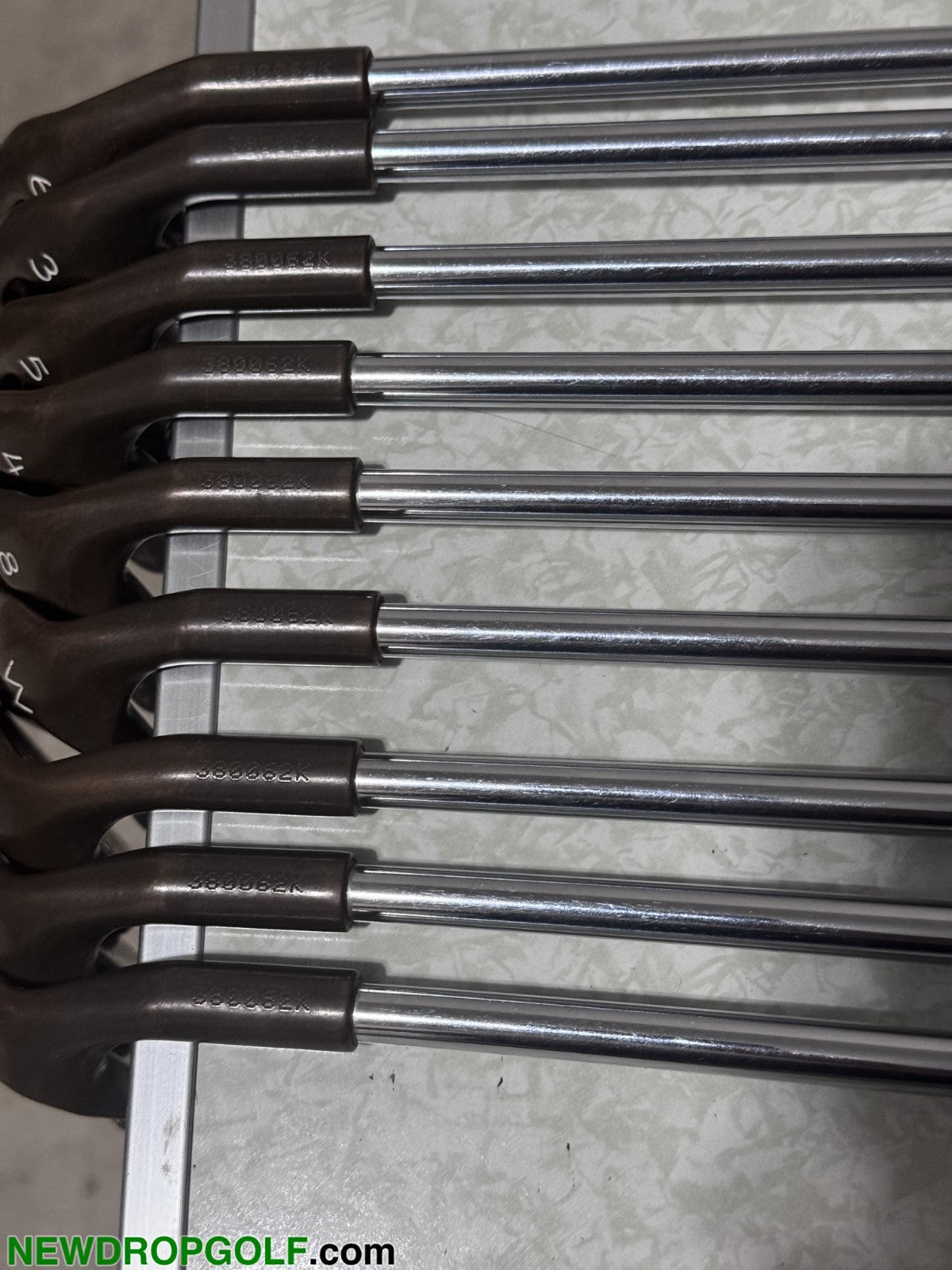 PING ZING BERYLLIUM COPPER IRON SET 3-PW-SW JZ Steel Stiff Flex Shafts RH