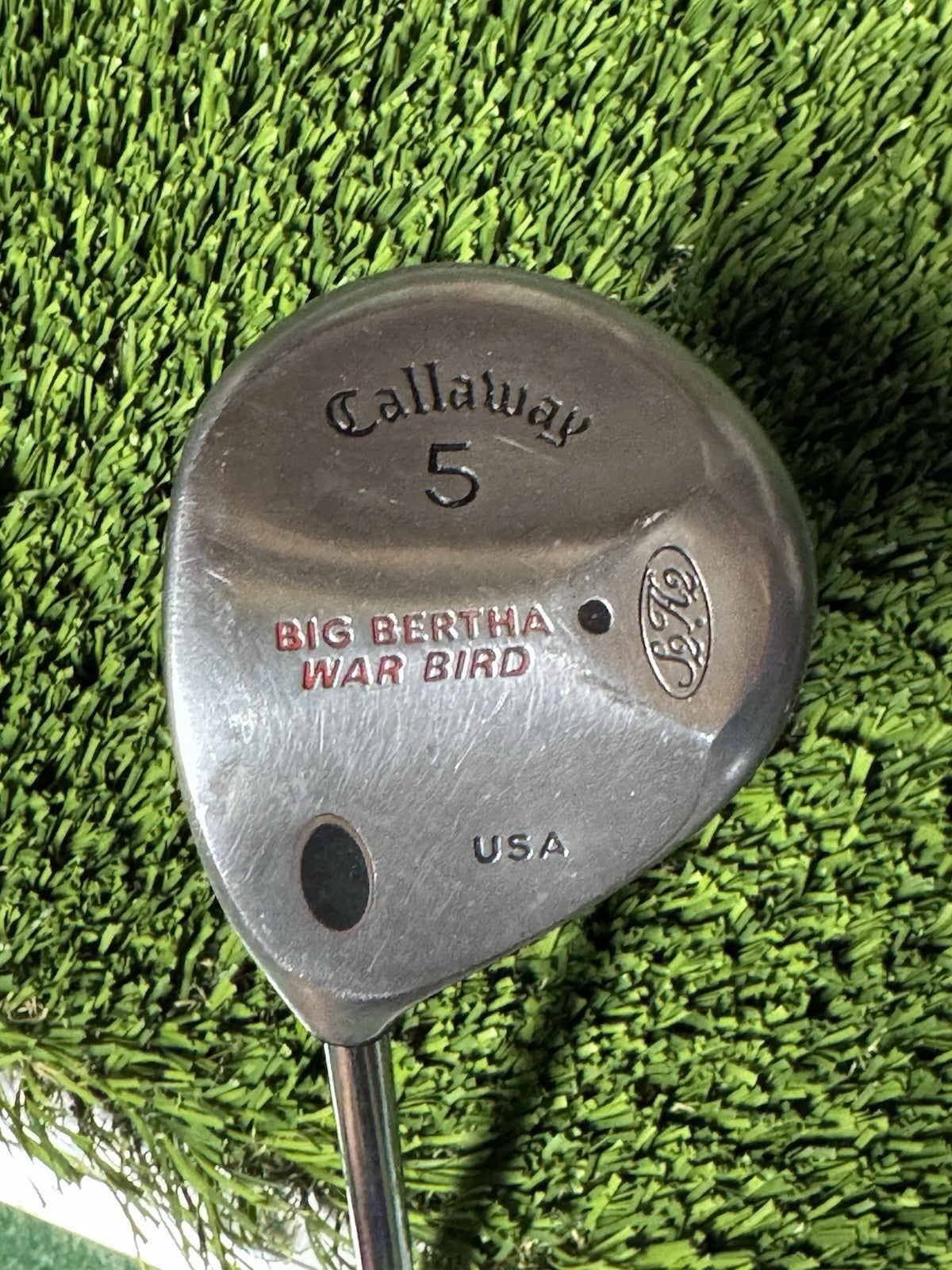 Callaway Big Bertha War Bird 5W Wood Memphis 10 Steel Shaft Regular Flex Left