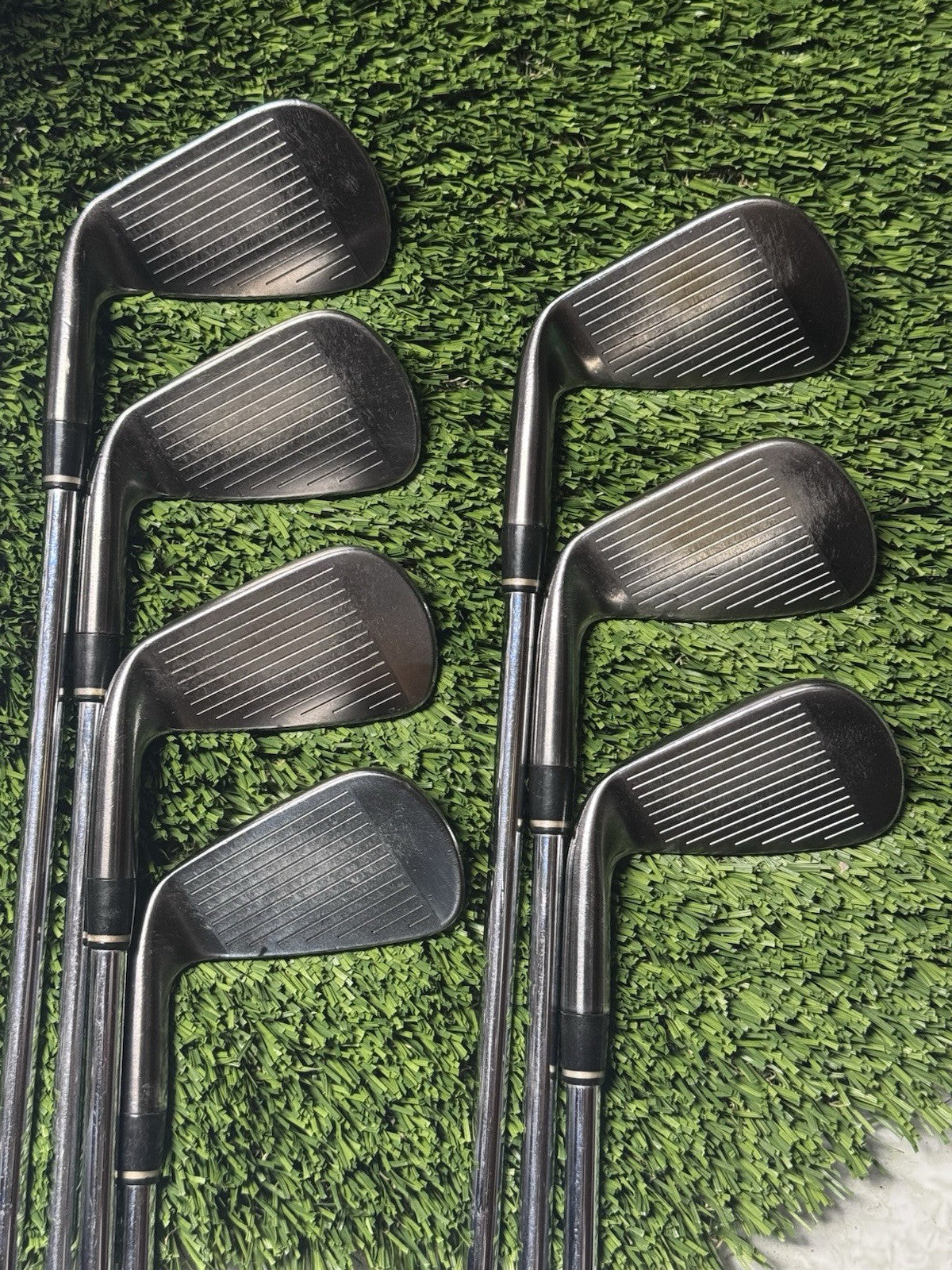 Adams Idea Pro Black CB2 Iron Set 5-PW, GW KBS Tour Steel Shaft Regular Flex RH