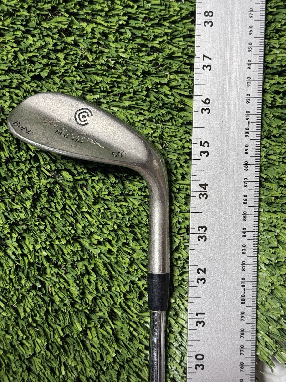Cleveland Tour Action Reg 797 BeNi Lob Wedge LW 60° True Temper Shaft RH 35.5”