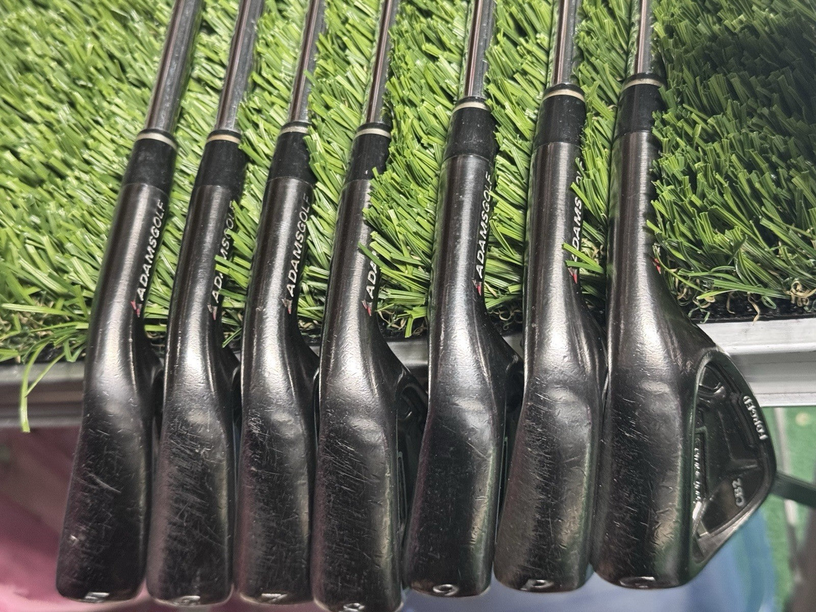 Adams Idea Pro Black CB2 Iron Set 5-PW, GW KBS Tour Steel Shaft Regular Flex RH