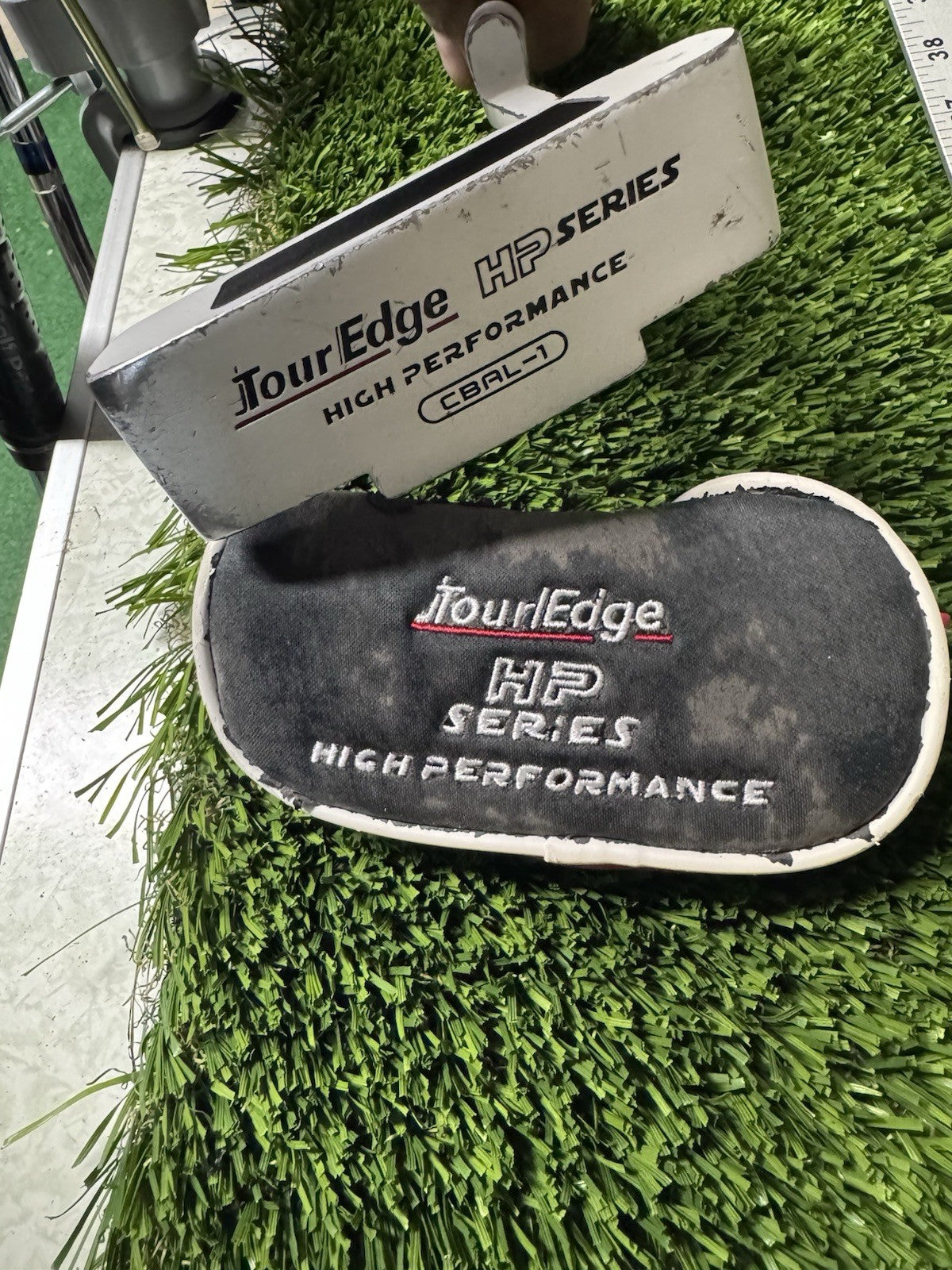 Tour Edge HP Series CBAL-1 Plumbers-Neck 38" Putter Golf Club w/ Headcover RH