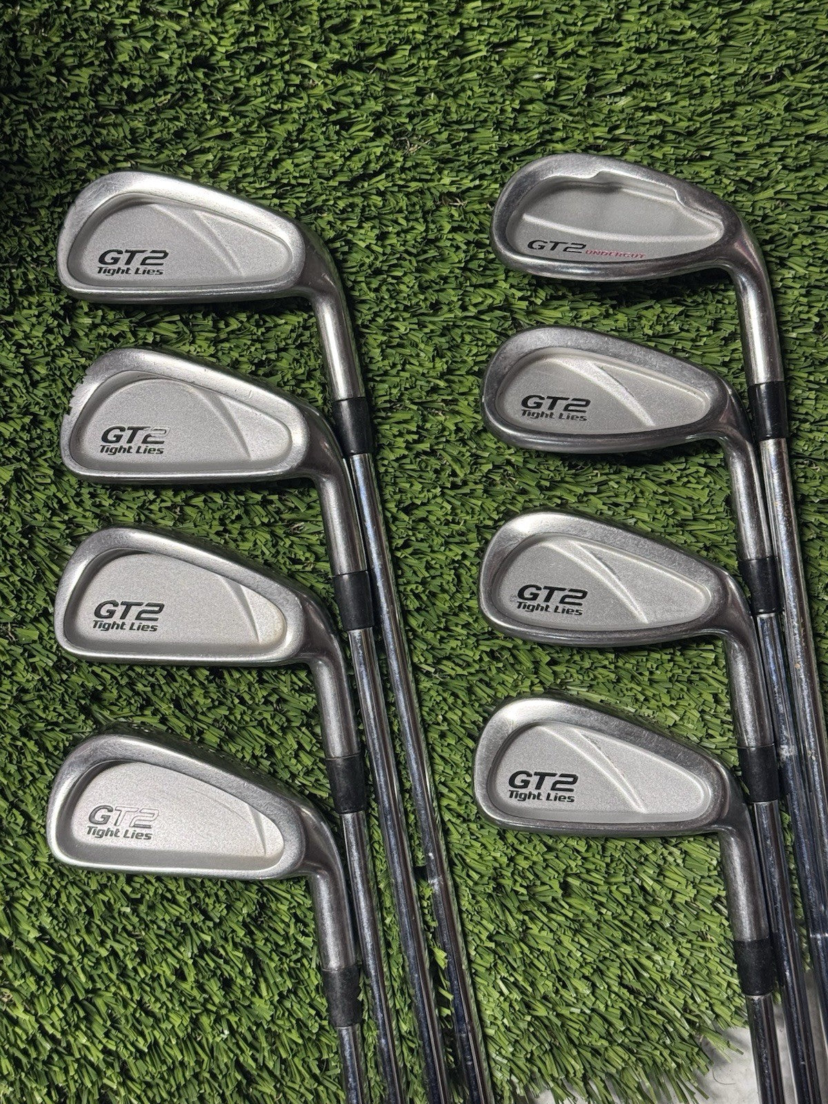 Adams GT2 Tight Lies 8pc Iron Set Mens 3-PW True Temper Steel Uni-Flex RH