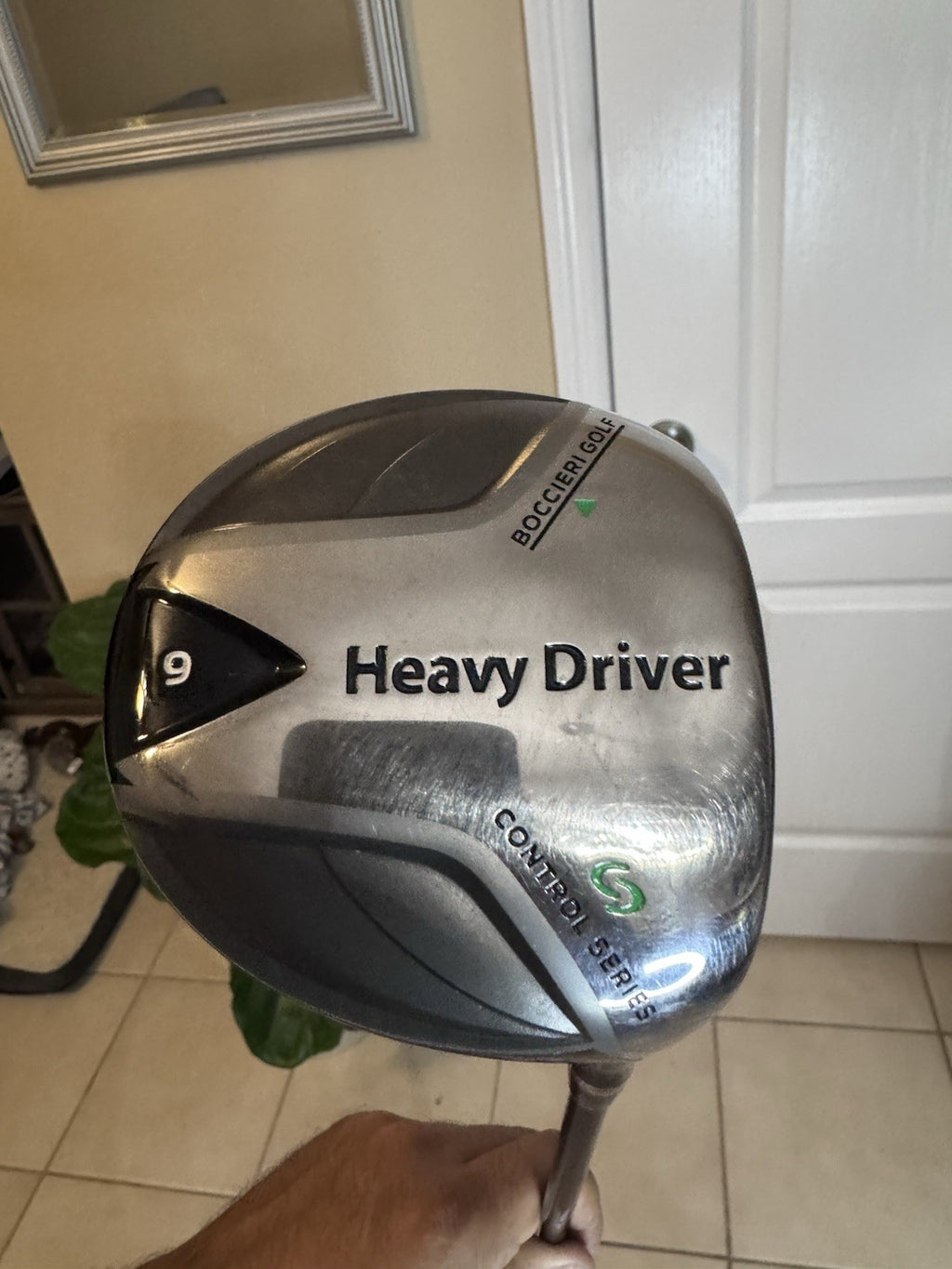 Boccieri Golf Heavy Driver 9* Aldila NVS 65g Regular Flex Graphite Mens RH W HC