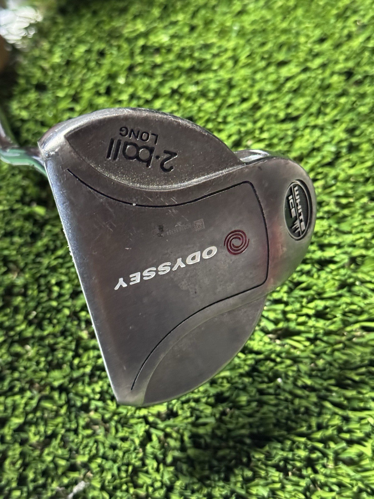 Odyssey White Ice 2-Ball Long Broomstick Putter Split Grip 50” Right Handed