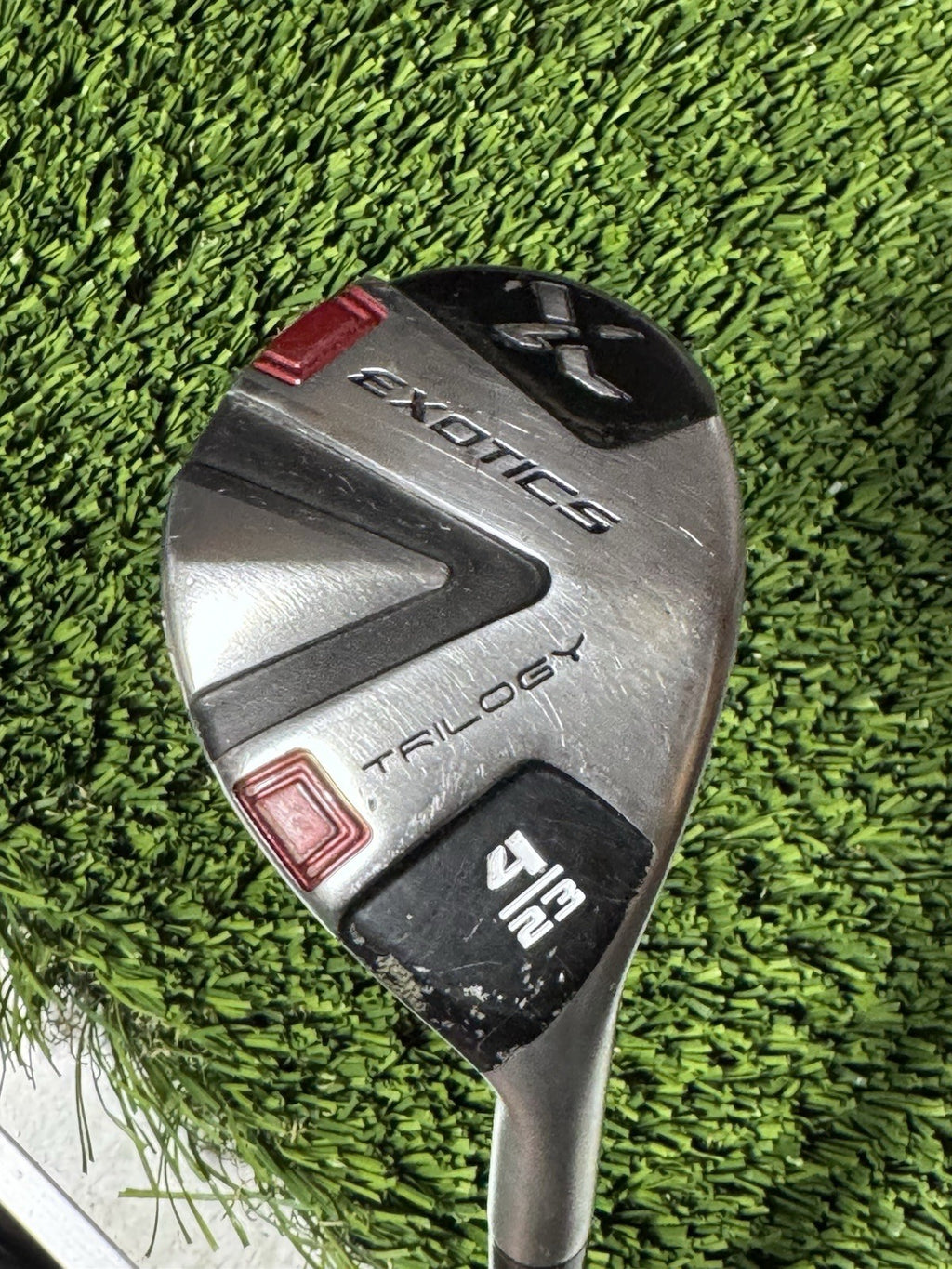 Tour Edge Exotics Trilogy 23° 4 Hybrid Tour AD 60 66g Graphite Stiff Flex Shaft