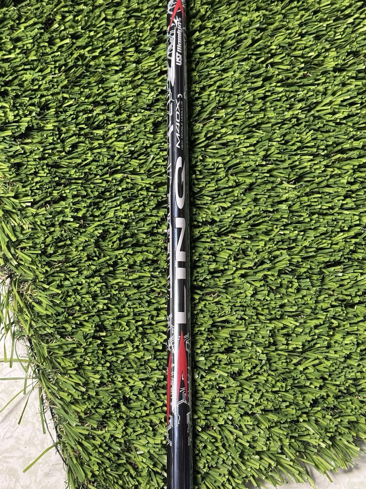 Ust Mamiya Lin-Q M40X Red 5 60g 5F3 Regular Flex 44.5" Driver Shaft Mizuno Tip