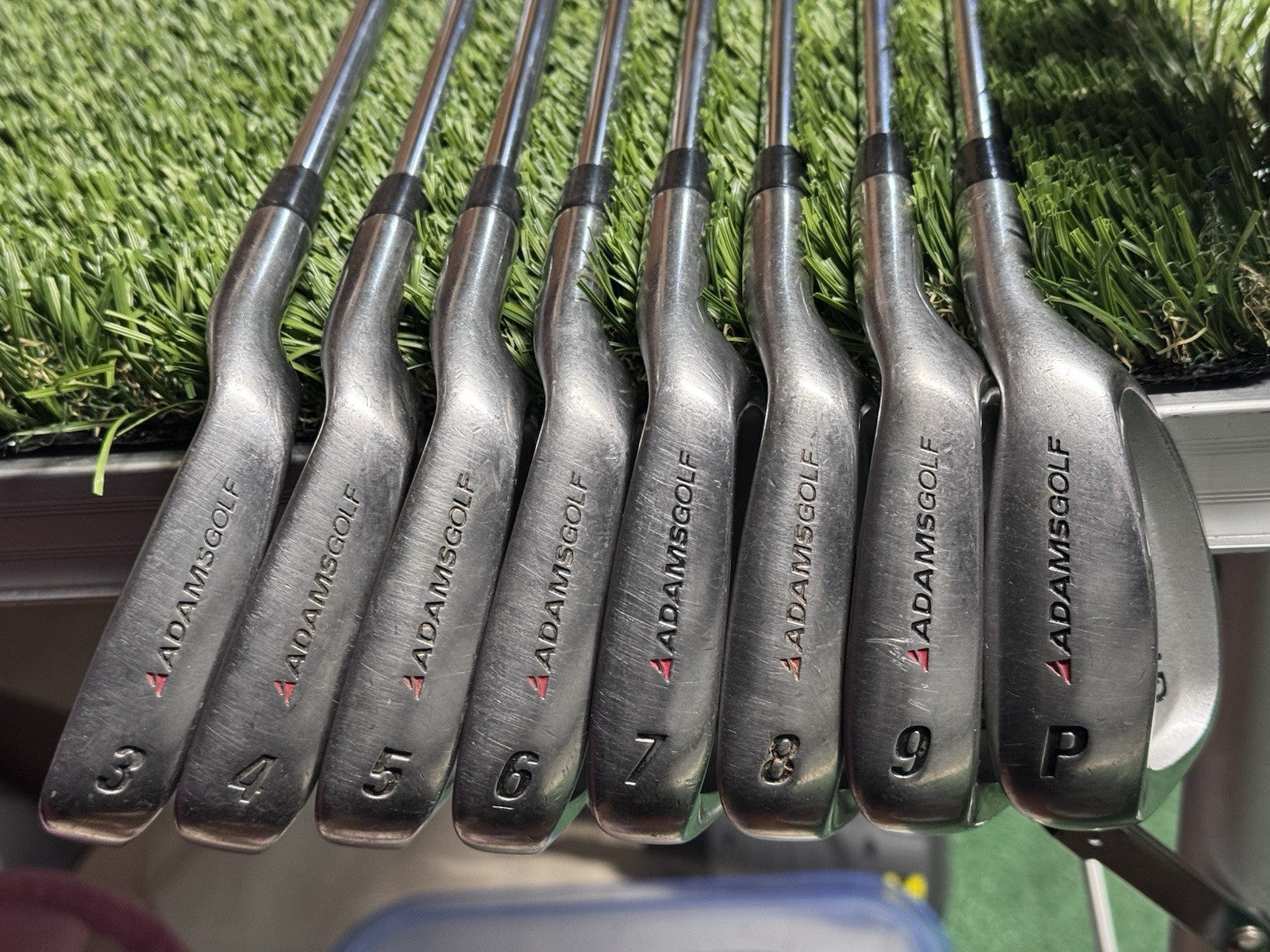 Adams GT2 Tight Lies 8pc Iron Set Mens 3-PW True Temper Steel Uni-Flex RH