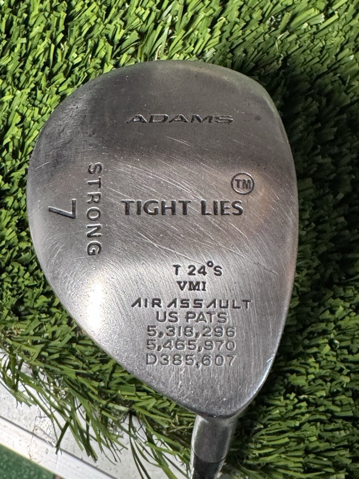 Adams Tight Lies VMI Air Assault Strong 7 T 24ºs  7-Wood RH Regular Flex
