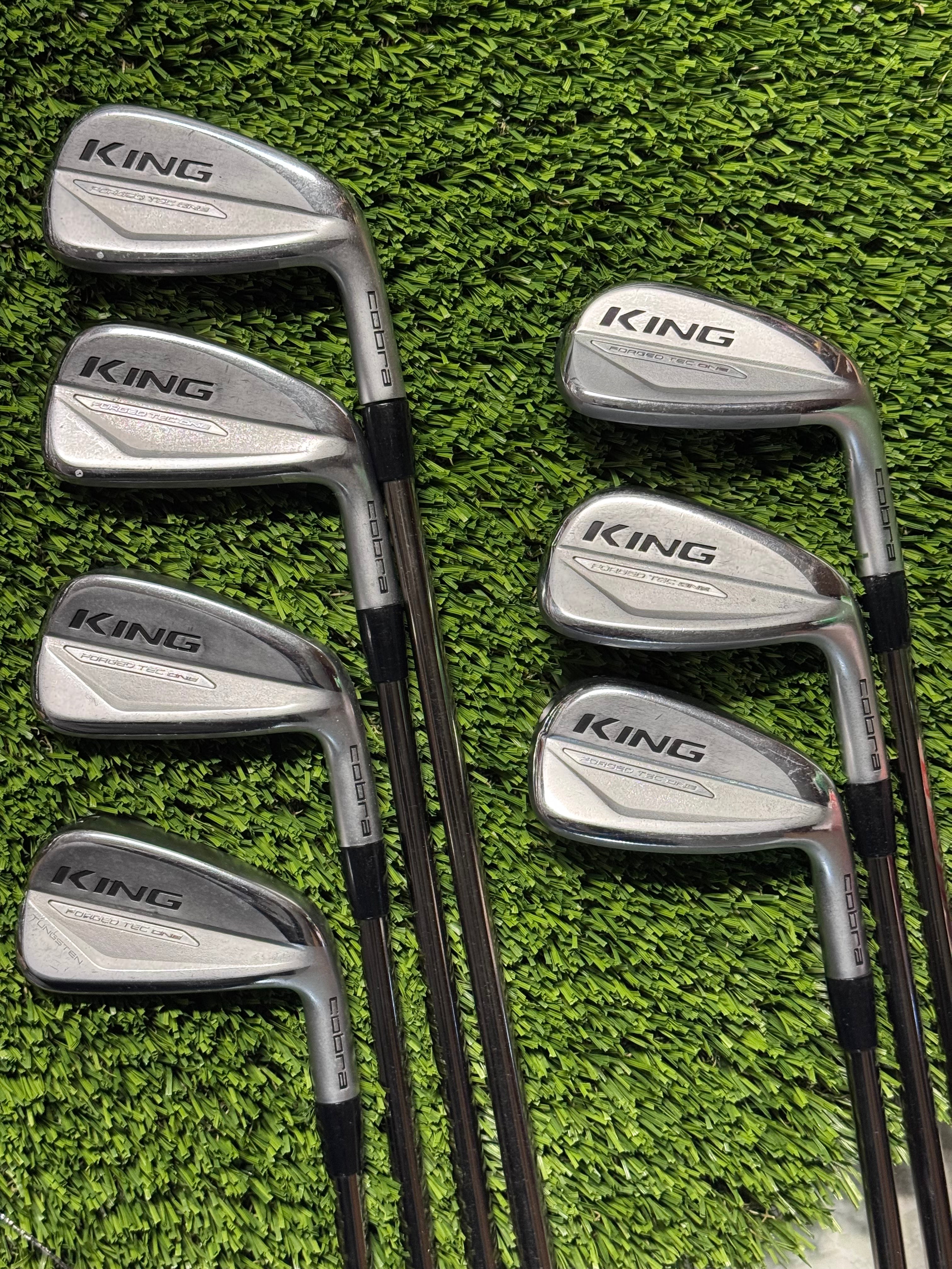 COBRA KING FORGED TEC ONE LEGNTH IRON SET 5-PW, GW Recoil ESX Graphite R-Flex RH