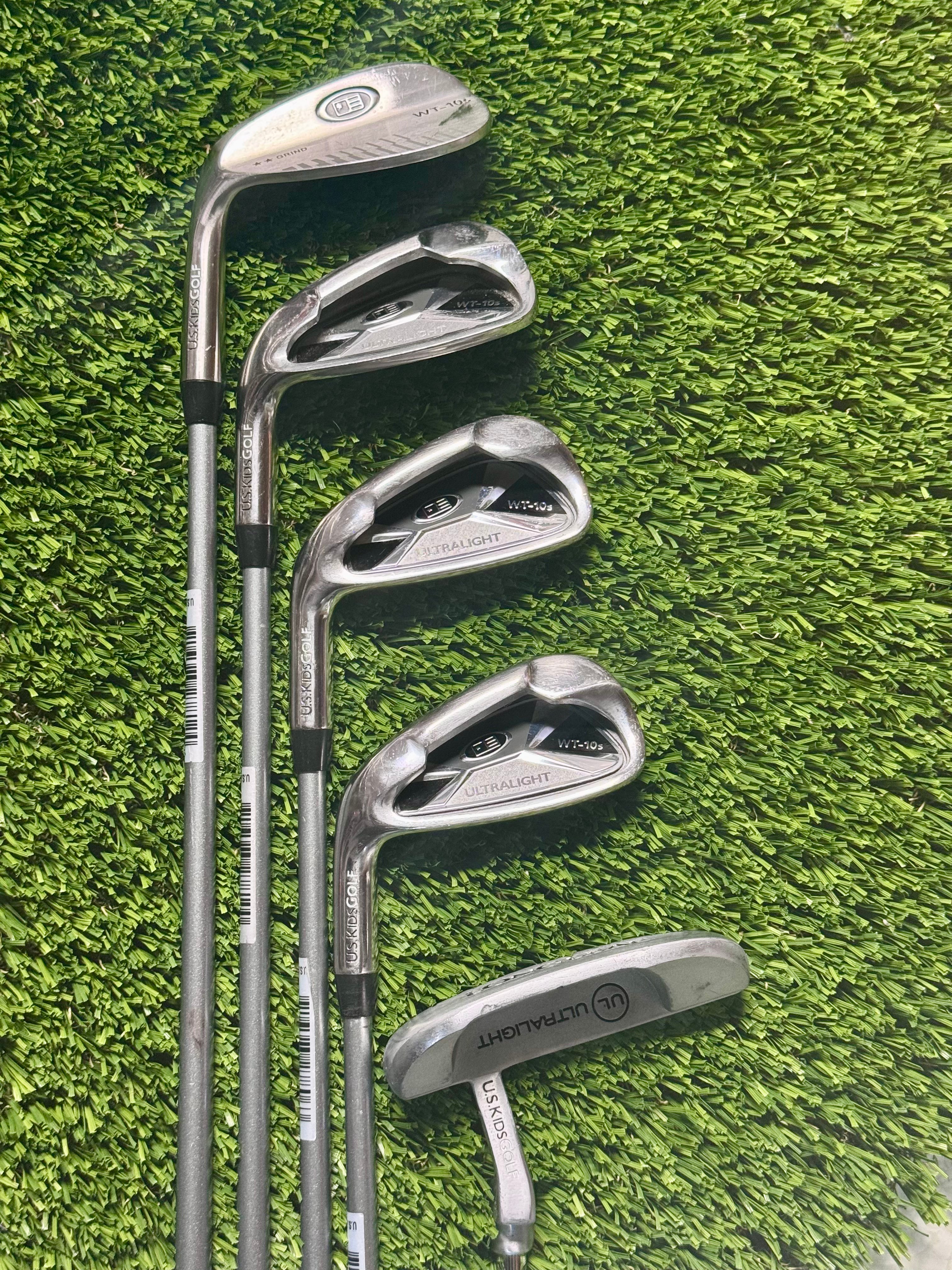 LH USKG Ultralight Golf Set WT-10s UL60-s 6-8-PW-56 Sand Wedge Junior US Kids