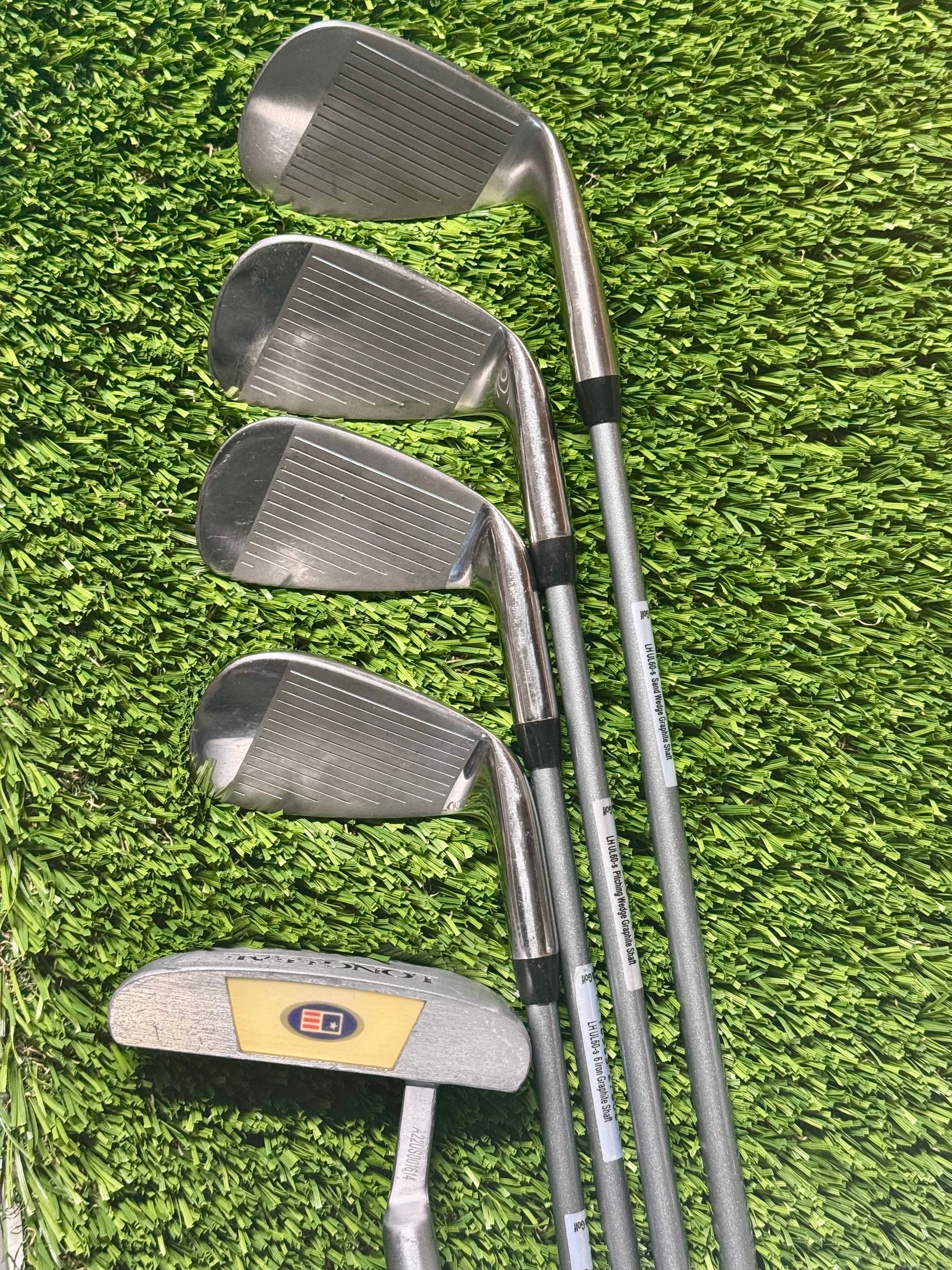 LH USKG Ultralight Golf Set WT-10s UL60-s 6-8-PW-56 Sand Wedge Junior US Kids