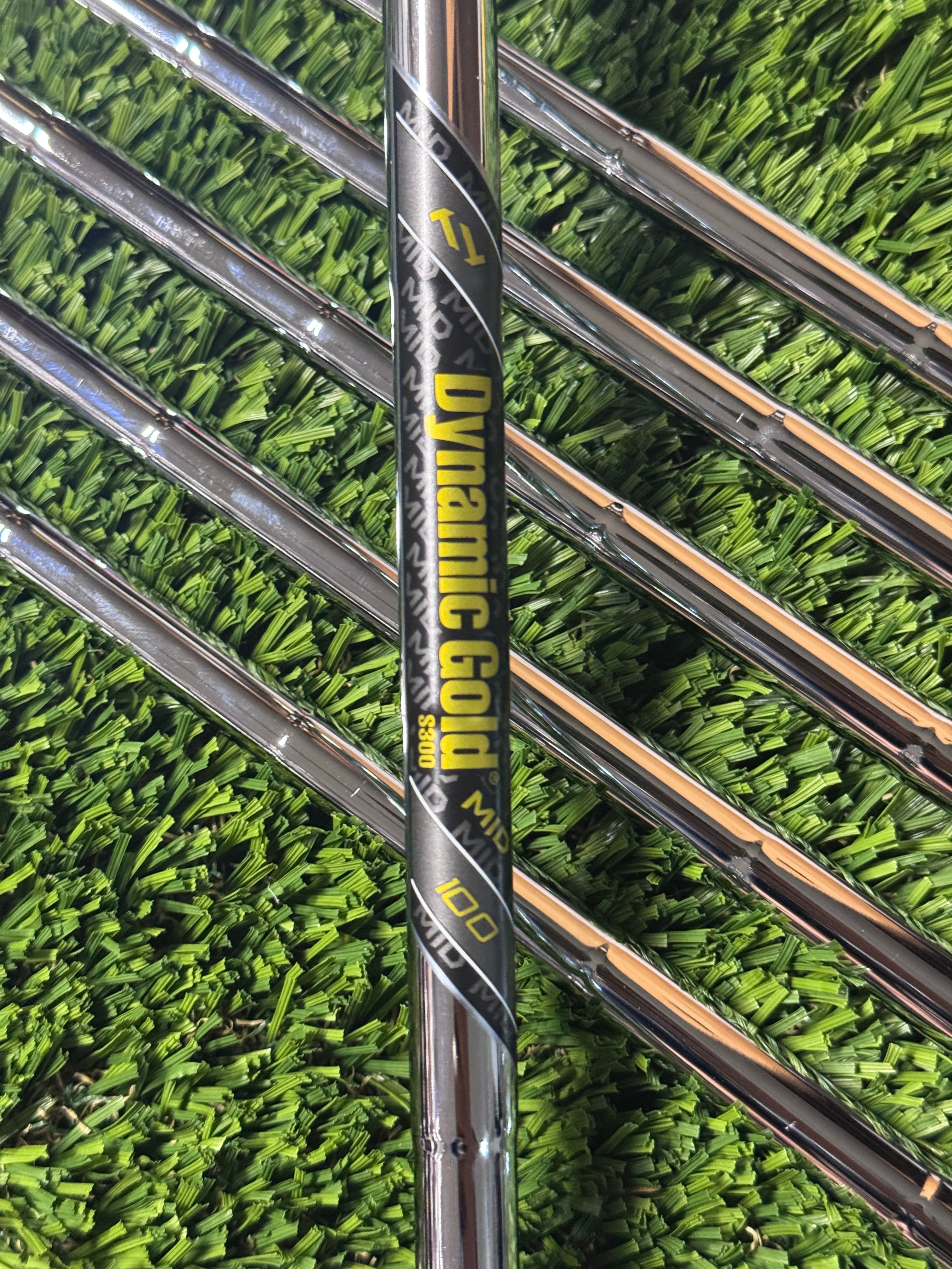 NEW 2025 Callaway X Forged Max 5-PW Dynamic Gold Mid 100 Stiff Flex Steel RH