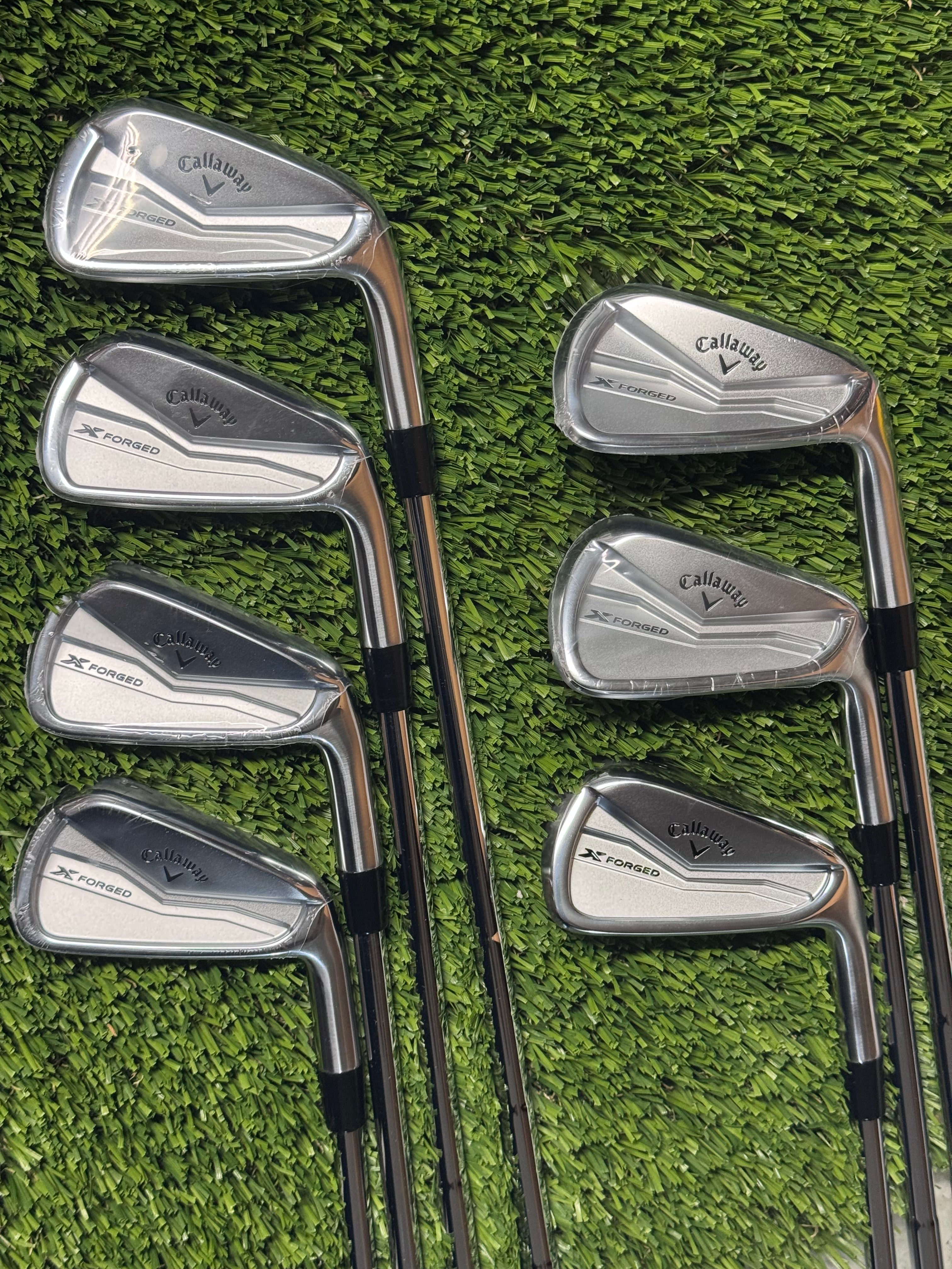 NEW! 2025 Callaway X Forged 4-PW with Dynamic Gold Mid 115 Stiff Flex Steel RH