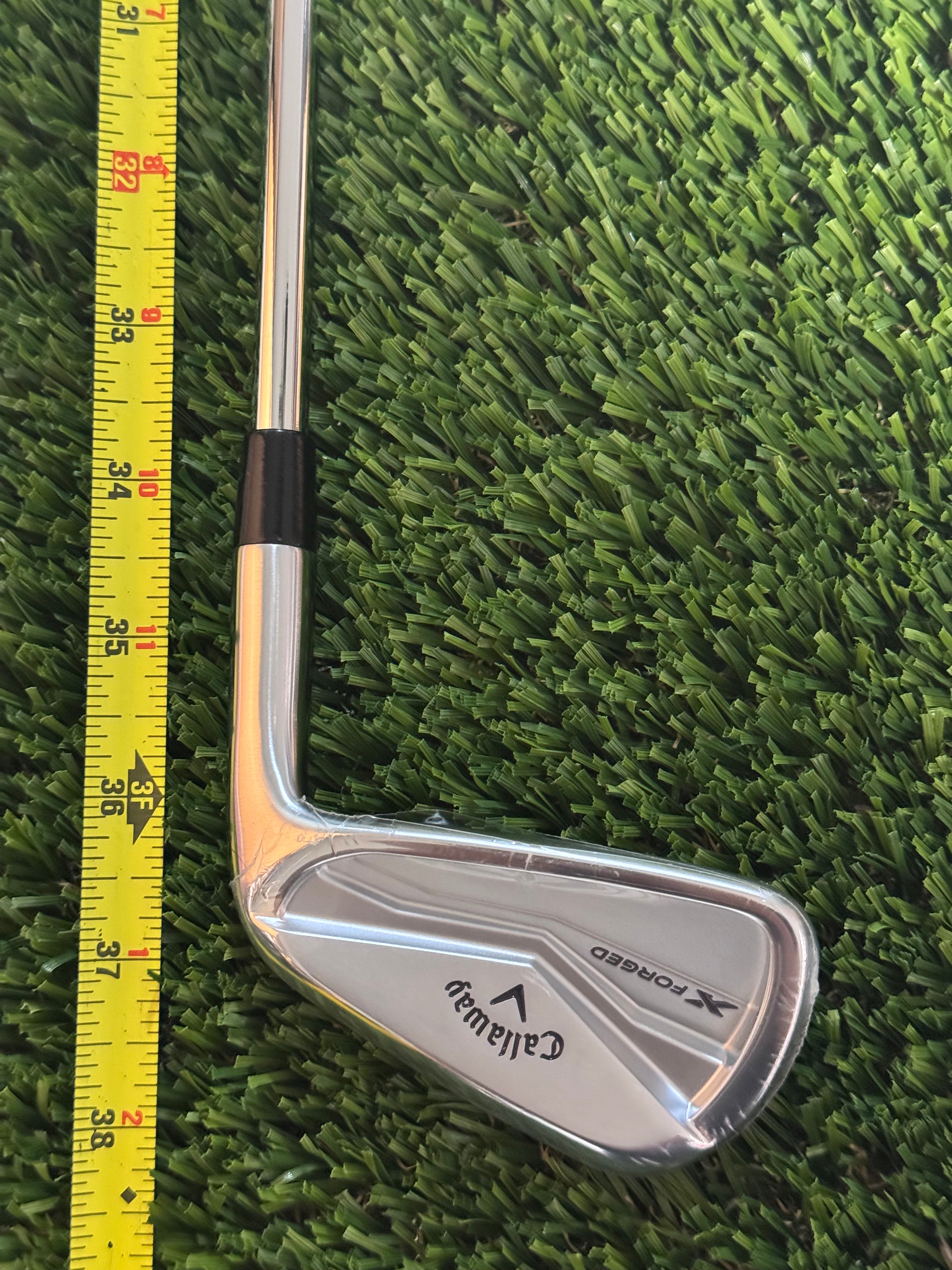 NEW! 2025 Callaway X Forged 4-PW with Dynamic Gold Mid 115 Stiff Flex Steel RH